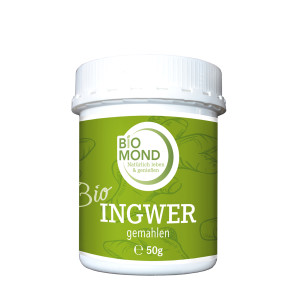 BIO Ingwer gemahlen, frisch - 50 g /  BIOMOND