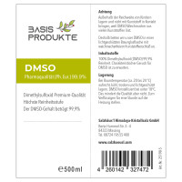 DMSO 99,9% Ph. Eur. Dimethylsulfoxid, 500 ml / Basisprodukte