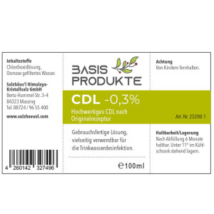 CDL 0,3 % - anwendungsfertig - 100 ml / Basisprodukte #1