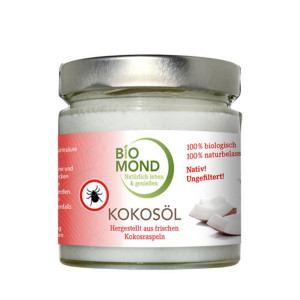 BIO Kokosöl, kaltgepresst - 330 ml, Zeckenschutz /...