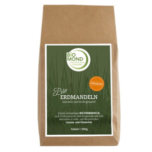 BIO Erdmandeln Erdmandelmehl, fein gemahlen, Vorteils-Set - 2 x 500 g / BIOMOND