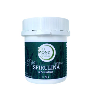 BIO Spirulina Platensis Algen Pulver, Premium - 70 g /...