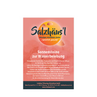 *Sonnensteine* energiereiche Edelsteine Wasserbelebung Trinkwasser - a. 500 g / SALZHÄUS`L